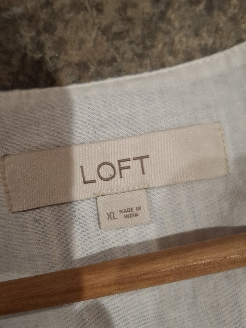 LOFT Blue and White Striped Wrap Maxi Dress with Tie - Picture 3 of 15